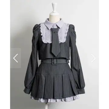 pium 셋업 그레이 스트라이프