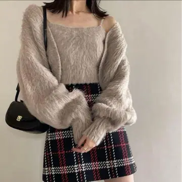 snidel 퍼라이크 앙상블 니트 풀오버