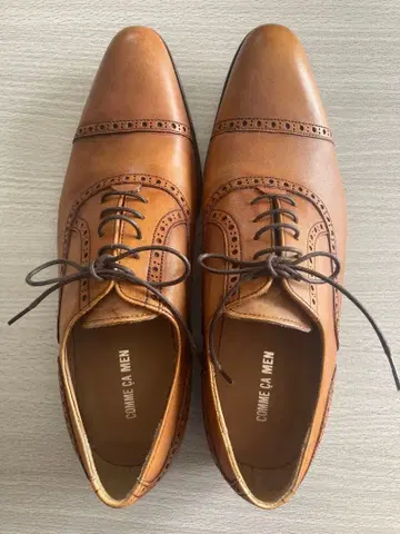 COMME CA MEN 브라운 옥스퍼드 신발
