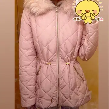 레이디 Rady 핑크 퀼팅 다운 코트 자켓