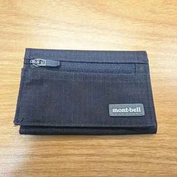 mont-bell 트레일 레트 3단 폴더형 지갑 블랙