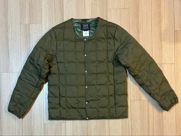 TAION WORK ABOUT M 올리브 그린 다운 자켓