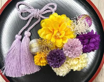 성인식 일본 의류 후리소데 시치고산 사전 촬영 머리 장식