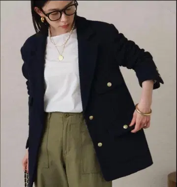 loungedress 트위드 테일러드 자켓