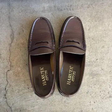 HARUTA 브라운 로퍼