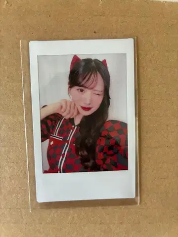 타치바나 코토미 프린트 폴라로이드 체커 의상 CANDY TUNE