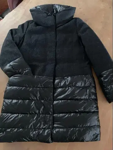 새상품급 경량 리버서블 2way 멜베이유 방트 다운 코트 블랙