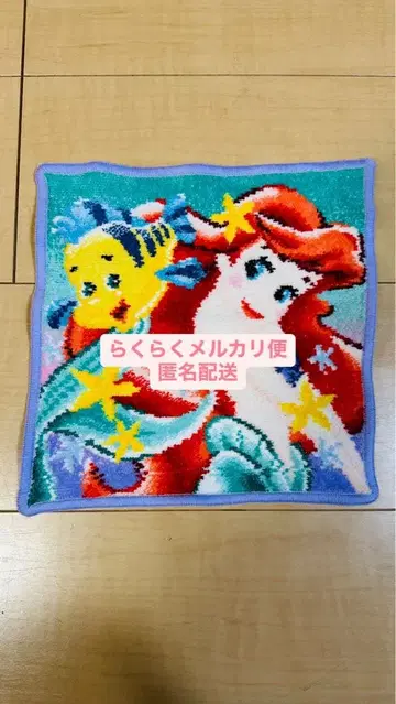 새상품급! FEILER 페이러 손수건 디즈니 프린세스 아리엘 익명 배송