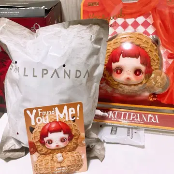 POP MART 스컬 팬더 피넛 이어폰 케이스