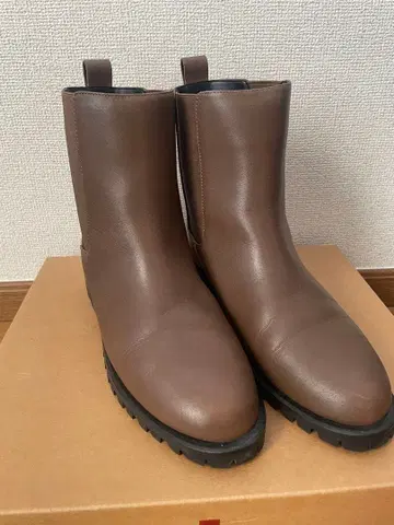 Ing 브라운 사이드 고어 부츠