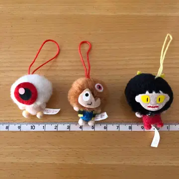 눈알 아저씨 키타로 네코무스메 스트랩 세트