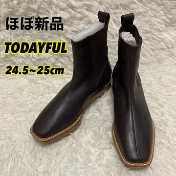 거의 미사용품 TODAYFUL 투데이풀 사이드 고어 부츠 38