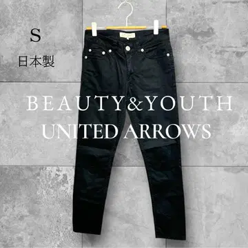 뷰티 앤 유스 팬츠 스키니 캐주얼 깔끔한 모노톤 S