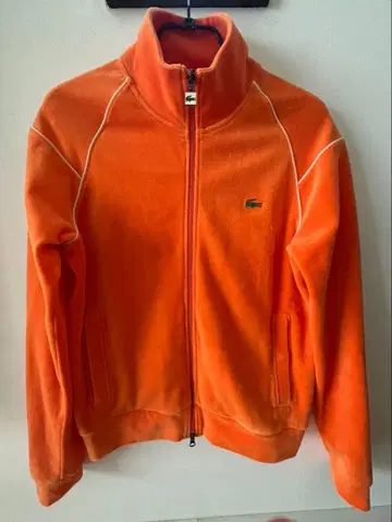 Lacoste 오렌지 집업 자켓