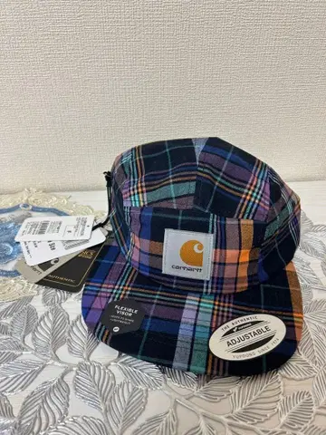 Carhartt Villy Cap 다크 네이비 체크