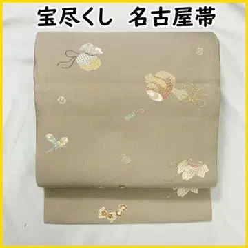 511mn76 워셔블 기모노 나고야 오비 보물 모음 화학 섬유 새상품급