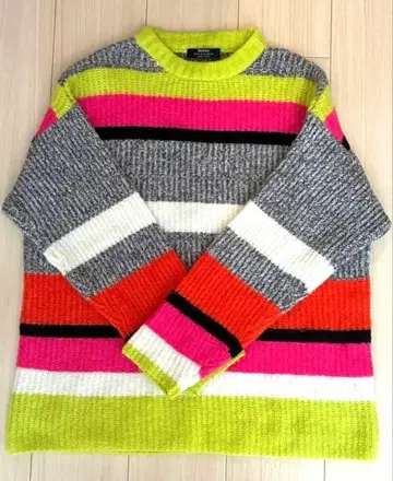 Bershka 멀티 컬러 니트 스웨터 M