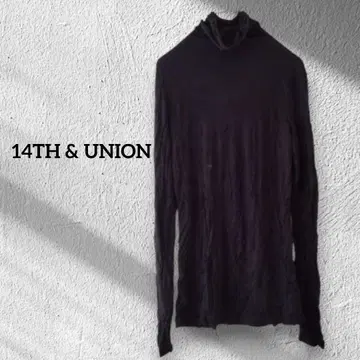 1점 한정 14TH & UNION 블랙 터틀넥 [ S ] 티셔츠