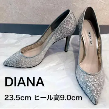 DIANA 글리터 하이힐 23.5cm