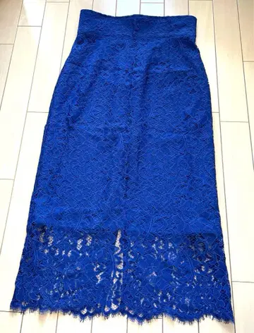 Noble 블루 리버 레이스 스커트 38 사이즈 레이스