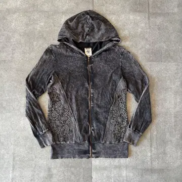 00's thermal zip up hoodie