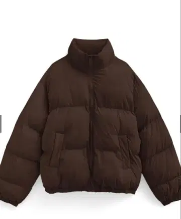 GRL 스탠드 카라 숏 기장 다운 자켓