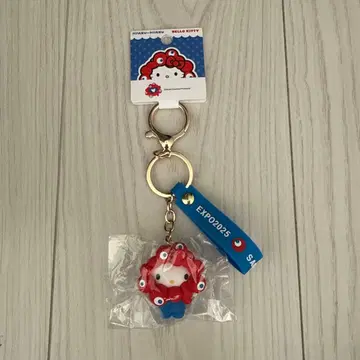 헬로키티 미야쿠미야쿠 콜라보 키링 EXPO2025 오사카 간사이 만박