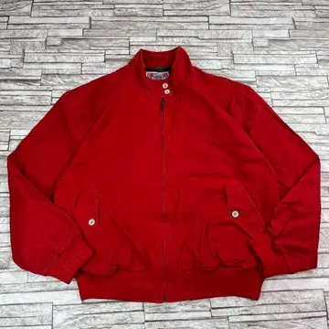 90s Budweiser 바시티 자켓 코튼 바시티 자켓 레드 자수