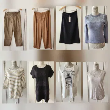 미사용품 포함 여성용 의류 묶음 판매 세트 미세스