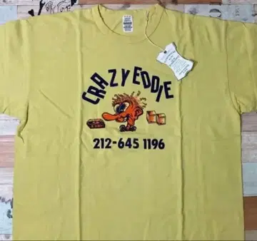 [ XL ] 미사용품 웨어하우스 CRAZY EDDIE tee CYEL