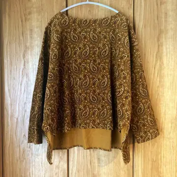 이치 페이즐리 무늬 코듀로이