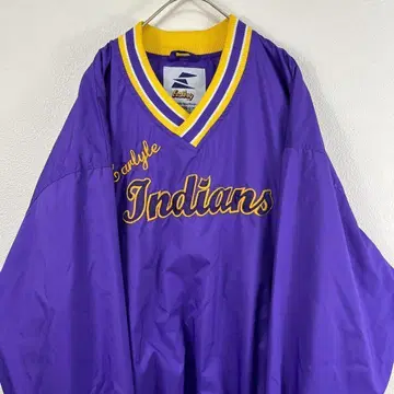 USA 구제 의류 eastbay 나일론 풀오버 나일론 자켓 자수 보라색