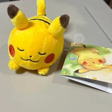 포켓몬 센터 한정 피카츄 오츠카레사마 니깃테무니무니 봉제 인형