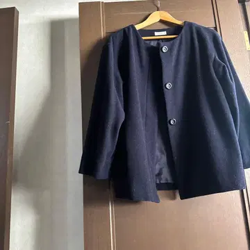 블랑 M BRANCH M 코트 네이비 울 혼방 자켓