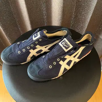 오니츠카타이거 멕시코 스니커즈 24.5cm 네이비/화이트