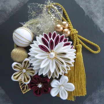 츠마미세이 공예 머리 장식 졸업식 결혼식 성인식