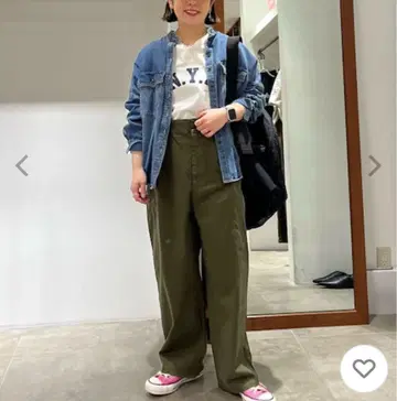 새상품급 퓨어세신 서스펜더 부착 살로펫 와이드 팬츠