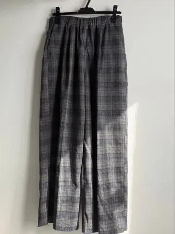 슬랙스 이지 팬츠/체크 팬츠/턱 와이드 팬츠