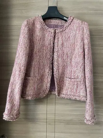 개버딘 티 Gabardine K.T 자켓 트위드 핑크