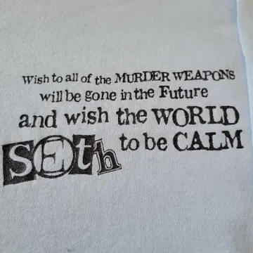 seth T셔츠 MEANING