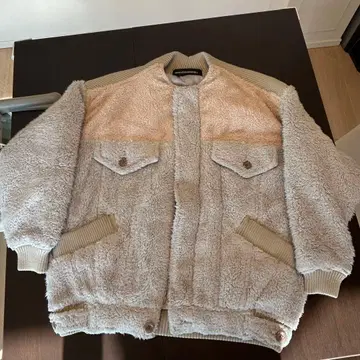 베이지 보아 자켓 mercibeaucoup