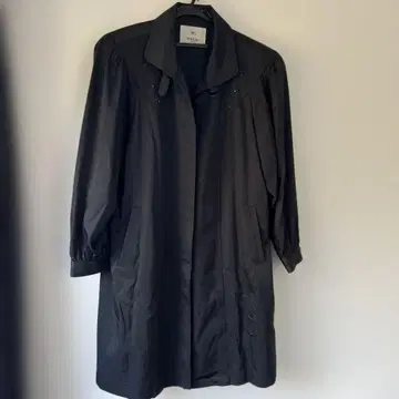 블랙 원피스 스프링 코트 M 사이즈