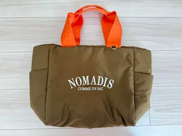 NOMADIS 토트백 브라운 오렌지 SAC2 PADDED W
