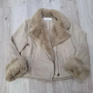 토코 클로젯 아우터 페이크 무스탕 자켓 코트