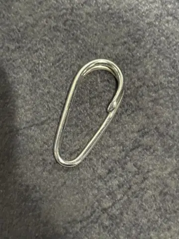 실버 925 키링 오벌