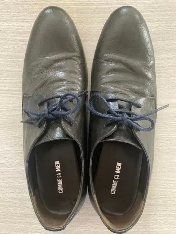 COMME CA MEN 다크 그레이 레이스업 슈즈