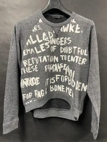 rag & bone JEAN 영문 프린트 맨투맨 M