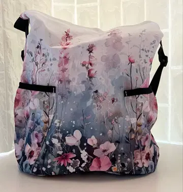 꽃무늬 백팩 행락 여행의 서브 백