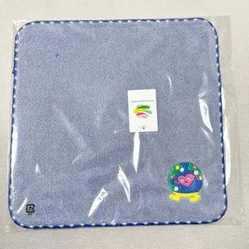 요코하마 엑스포 뚱크뚱크 미니 타월 손수건 블루