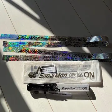 Snow Man Dome Tour 2025-2026 ON 응원봉